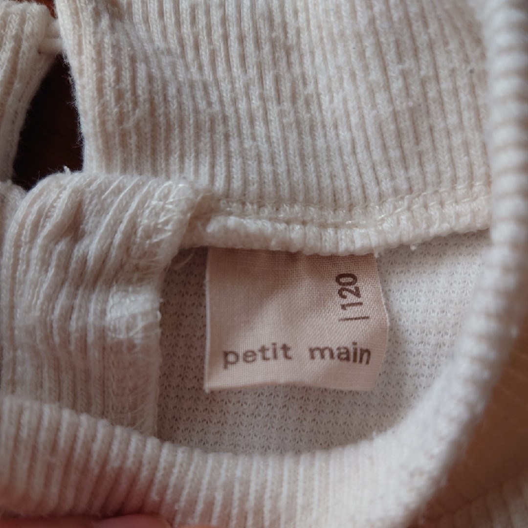 petit main(プティマイン)のトップス120 キッズ/ベビー/マタニティのキッズ服女の子用(90cm~)(Tシャツ/カットソー)の商品写真