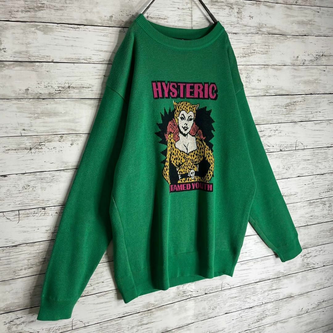 HYSTERIC GLAMOUR(ヒステリックグラマー)の【即完売モデル】ヒステリックグラマー　ニット　ヒスガール　希少カラー　入手困難 メンズのトップス(ニット/セーター)の商品写真