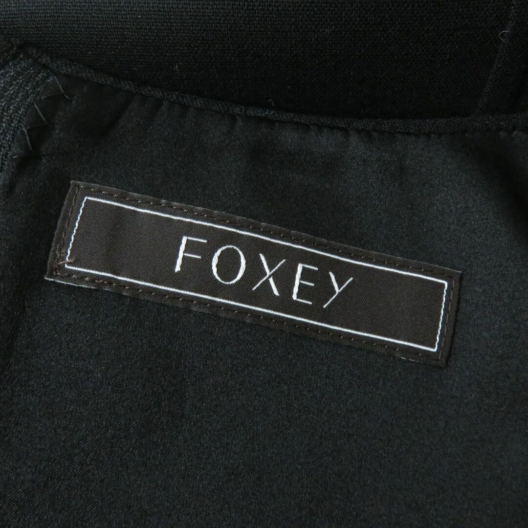 FOXEY - 極美品☆正規品 FOXEY フォクシー 37794 裏地シルク混 膝丈