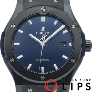 ウブロ(HUBLOT)のウブロ クラシック フュージョン セラミック ブルー 42mm Classic Fusion Ceramic Blue 542.CM.7170.LR 箱 保証書 チタン/セラミック/ラバー メンズ時計 ブルー 美品 【中古】(その他)