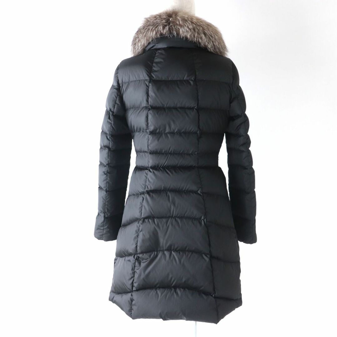 美品★正規 19-20AW MONCLER モンクレール HIRONDELLE イロンデール FOXファー付き ダウンコート 黒 サイズ1  ハンガー・ガーメント付き