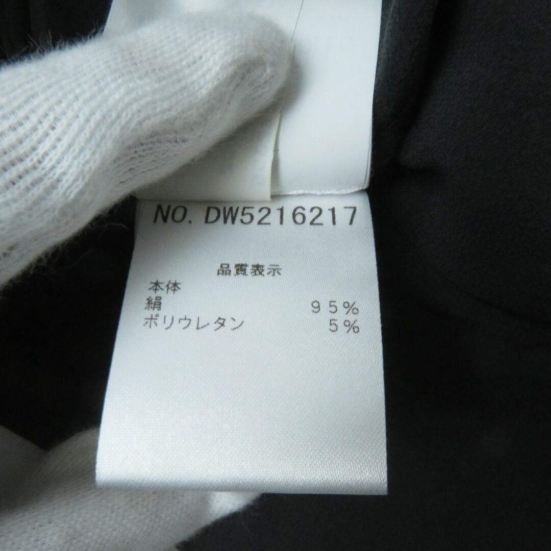 極美品★正規品 BRUNELLO CUCINELLI ブルネロクチネリ シースルー ハイネック ノースリーブ シルクワンピース グレー M イタリア製