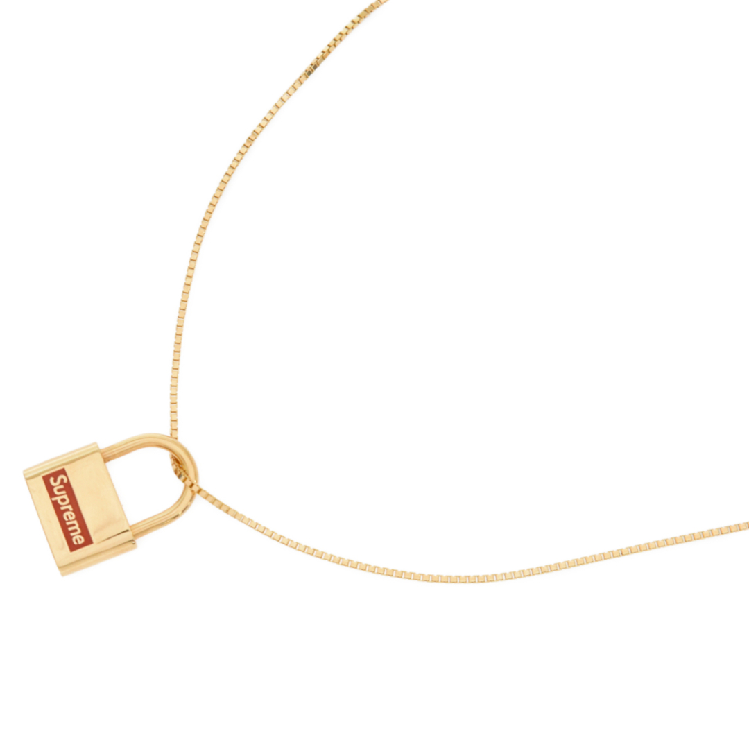 SUPREME シュプリーム 20AW×Jacob&Co 14K Gold Lock Pendant ジェイコブ ゴールドロックペンダント ネックレス