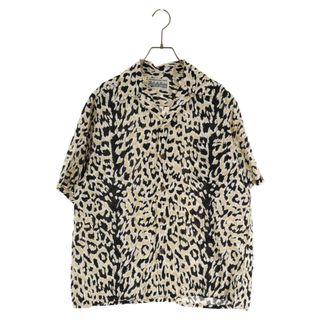 WACKO MARIA ワコマリア 18SS S/S HAWAIIAN SHIRT LEOPARD レオパードオープンカラー 半袖ハワイアンシャツ 18SS-WMS-HI24 イエロー