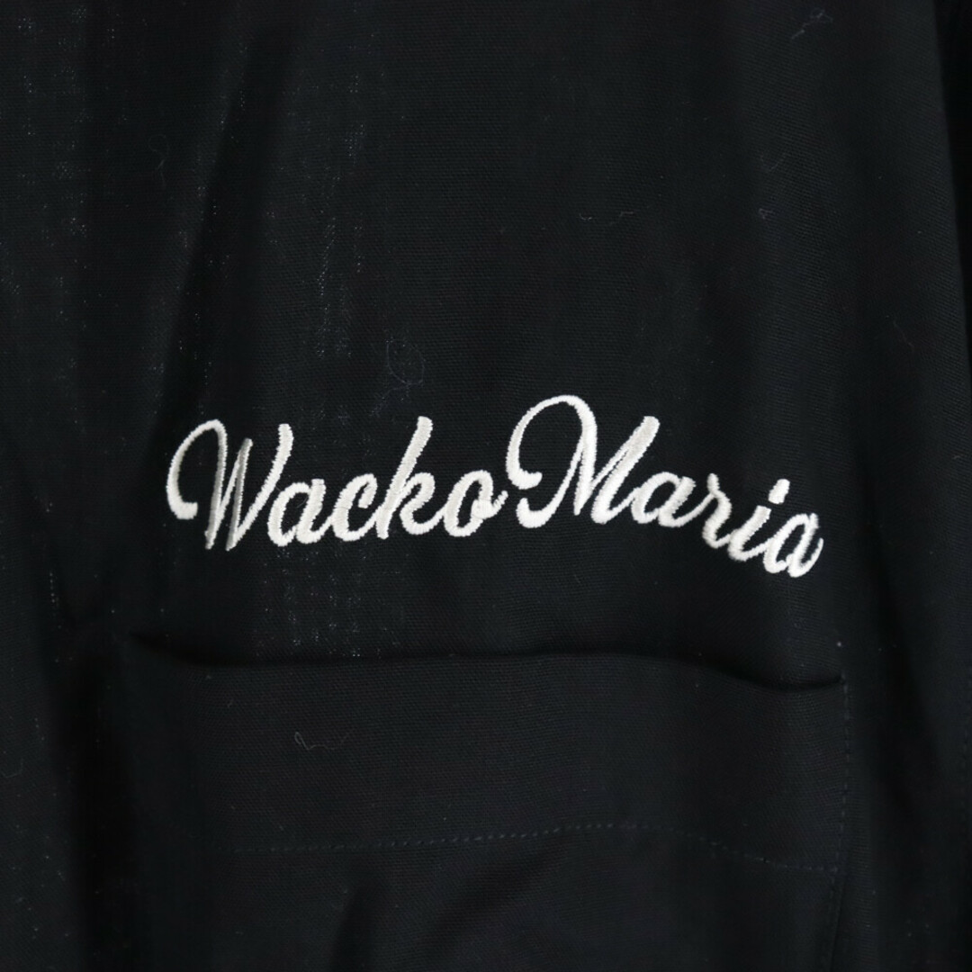 WACKO MARIA ワコマリア 半袖シャンブレーワークシャツ S ステンシル