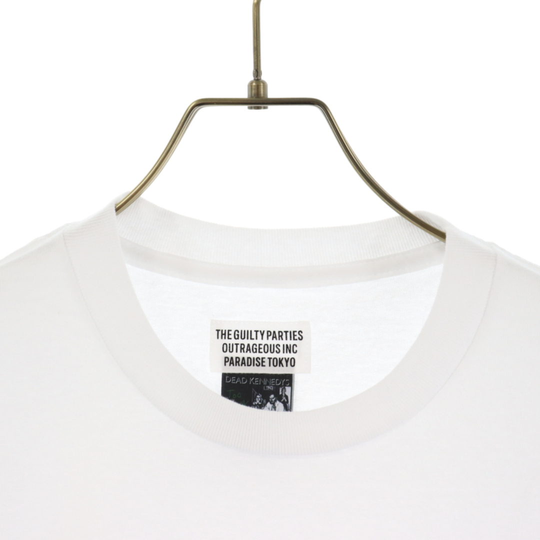 WACKO MARIA ワコマリア 23AW DEAD KENNEDYS T-SHIRT デッドケネディーズ ショートスリーブTシャツ ホワイト 半袖Tシャツ
