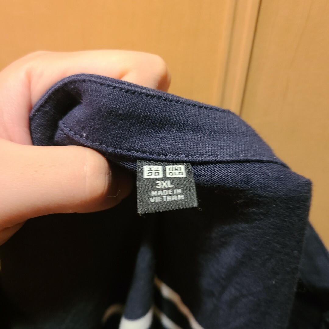 UNIQLO(ユニクロ)のユニクロ　ボーダーtシャツ レディースのトップス(Tシャツ(長袖/七分))の商品写真