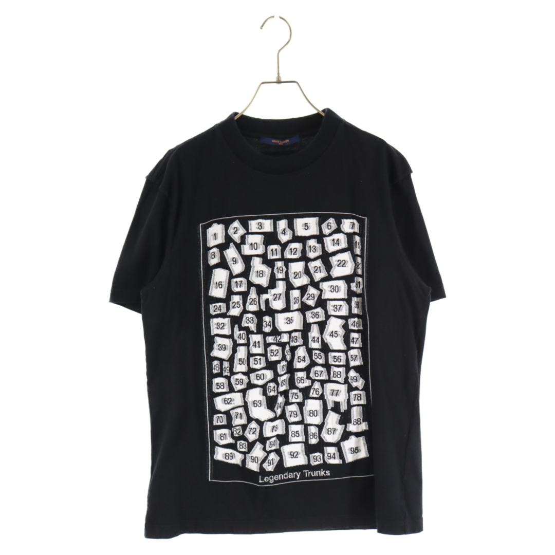 LOUIS VUITTON ルイヴィトン 22AW Legendary Tee レジェンダリー半袖Tシャツ ブラック 1AA4QZ715センチ身幅