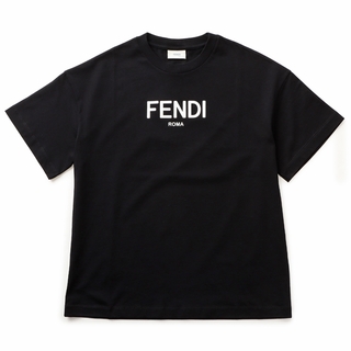 フェンディ(FENDI)のフェンディ FENDI 【大人もOK】キッズ Tシャツ FENDI ROMA ロゴプリント クルーネック 半袖シャツ JUI137 7AJ F0GME(Tシャツ/カットソー)