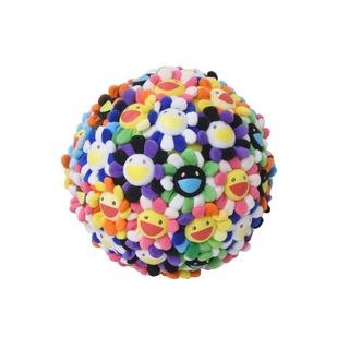 Takashi Murakami 村上隆 カイカイキキ フラワーボール Flower Plush 28CM 2009年 マルチカラー 美品 中古 55387(その他)