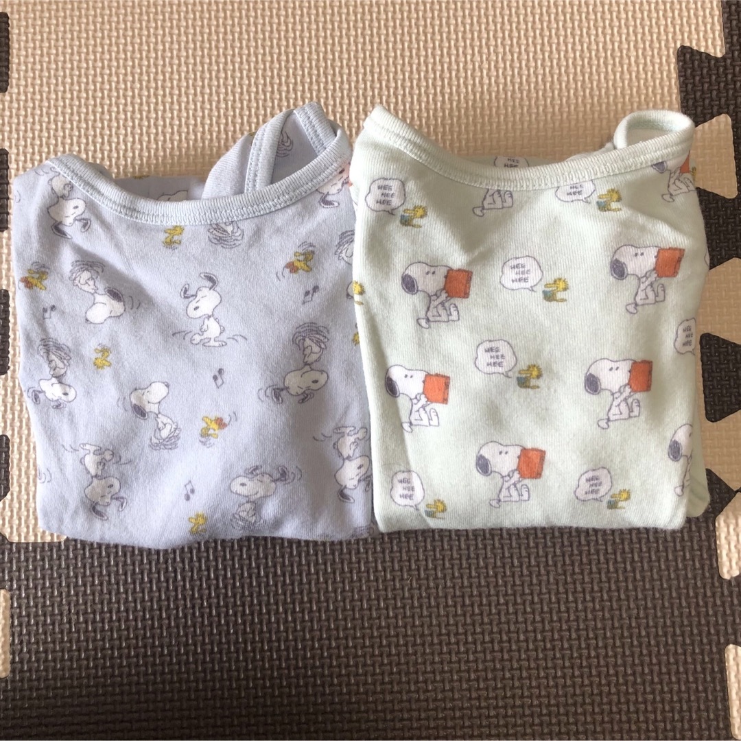 UNIQLO(ユニクロ)のUNIQLO ☆ ロンパース　２枚 キッズ/ベビー/マタニティのキッズ服男の子用(90cm~)(下着)の商品写真