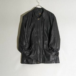 F.CONCEPT ビンテージ 豚革 レザージャケット ライダース 美品 古着の