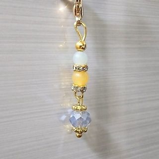 1点もの＊ハンドメイド＊恋愛成就♡総合運アップ♬天然石お守りチャーム(チャーム)