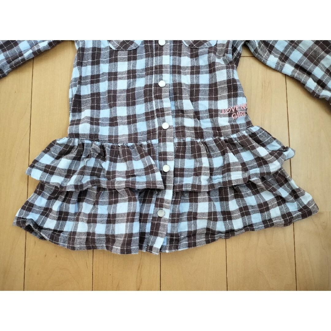 BeBe(ベベ)のトップス♡100cm キッズ/ベビー/マタニティのキッズ服女の子用(90cm~)(ブラウス)の商品写真