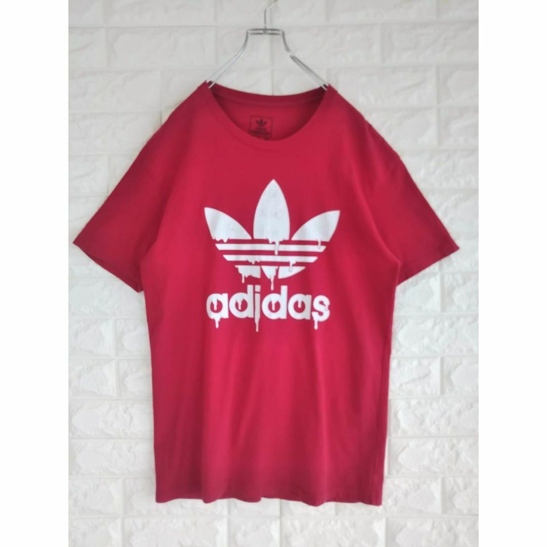 adidas(アディダス)のadidas アディダス 溶け出す トレフォイルロゴ Ｔシャツ　Ｍ　3472 メンズのトップス(Tシャツ/カットソー(半袖/袖なし))の商品写真