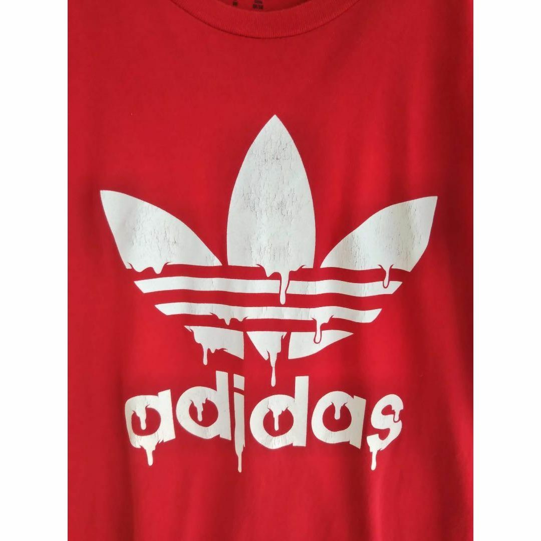 adidas(アディダス)のadidas アディダス 溶け出す トレフォイルロゴ Ｔシャツ　Ｍ　3472 メンズのトップス(Tシャツ/カットソー(半袖/袖なし))の商品写真