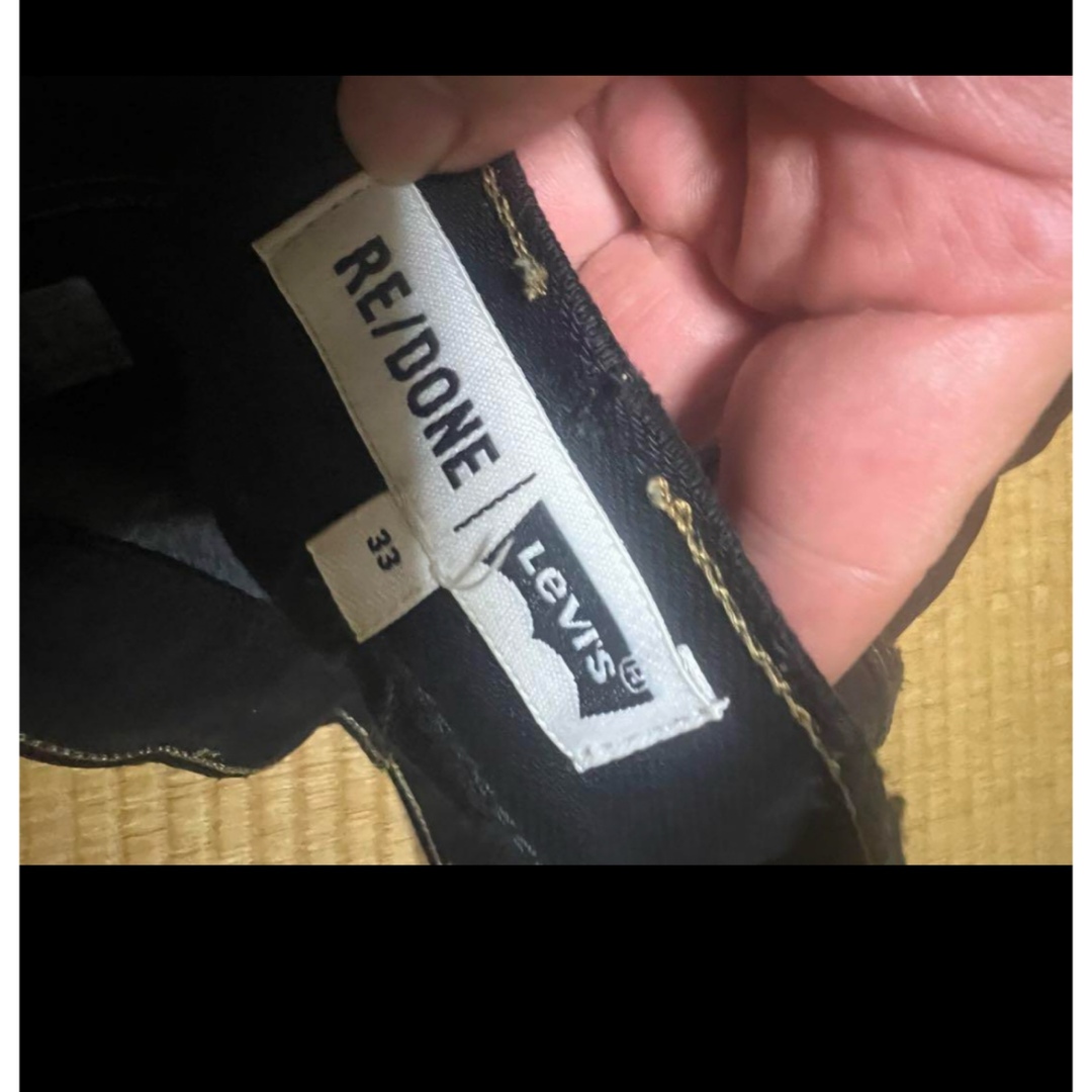 RE/DONE(リダン)のRE/DONE（リダン）ブラックデニム 33インチ メンズのパンツ(デニム/ジーンズ)の商品写真
