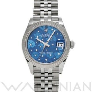 ロレックス(ROLEX)の中古 ロレックス ROLEX 278274 ランダムシリアル アズーロブルー フローラルモチーフ /ダイヤモンド ユニセックス 腕時計(腕時計)