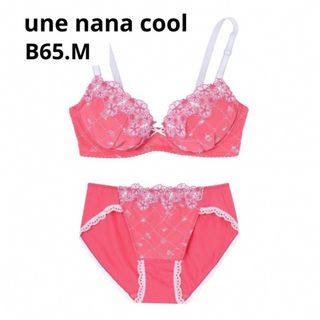 ウンナナクール(une nana cool)のHana quilt 3/4カップブラジャー・ショーツ【ウンナナクール】B65M(ブラ&ショーツセット)