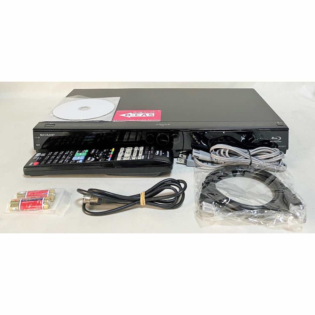 SHARP - シャープ 500GB 2チューナー ブルーレイレコーダー BD-W515の