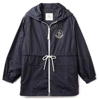 モンクレール(MONCLER)のモンクレール MONCLER ナイロンジャケット レディース Veirade ウエストシェイプ ミドル丈 ナイロン パーカー 2023年秋冬新作 0931A00123 539ZD 778(ナイロンジャケット)