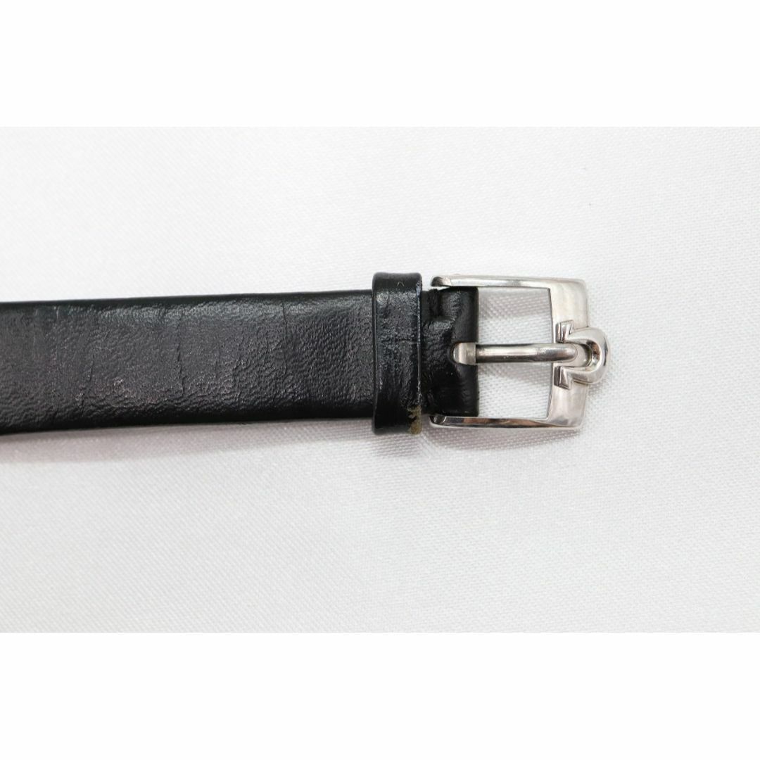【W89-25】動作品 電池交換済 カシオ OMEGA 革ベルト使用 腕時計 4
