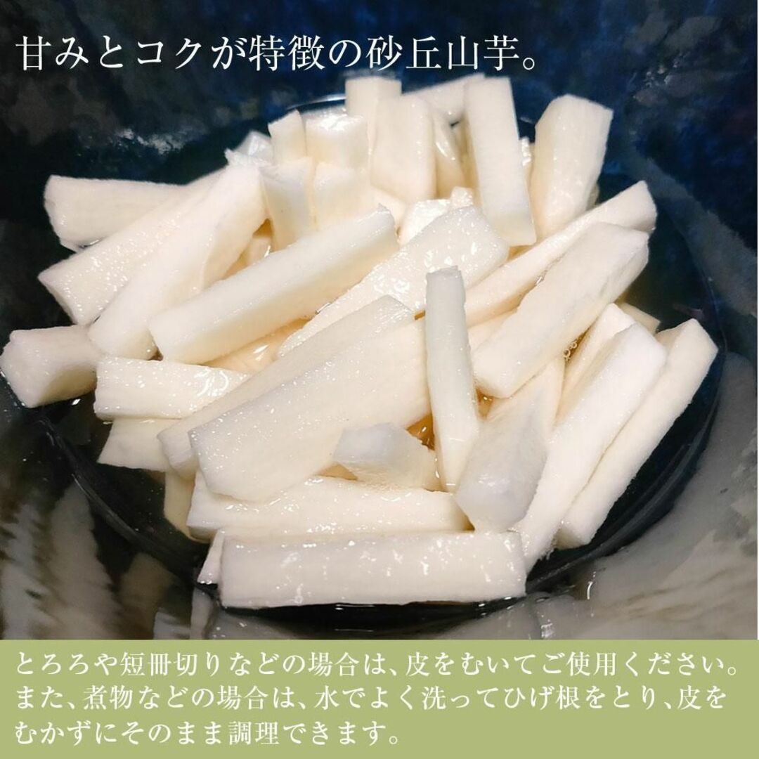 【家庭用】砂丘ながいも　長芋　とりたて 5kg程度　とろろ　ねばり　山芋 食品/飲料/酒の食品(野菜)の商品写真