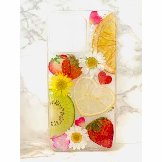 全機種対応 iPhoneケース 押し花ケース 押し花 ケース 花 Android(スマホケース)