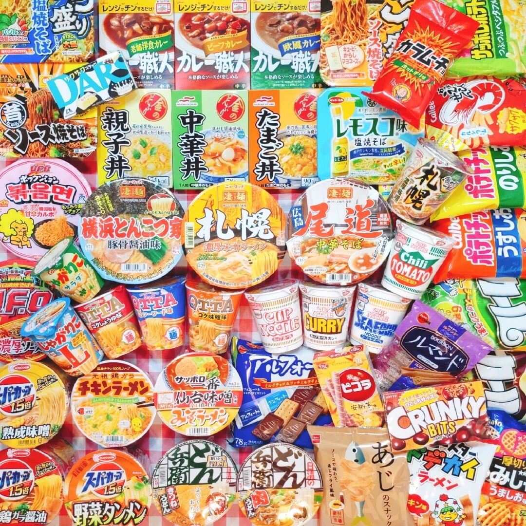 カップ麺 カップラーメン詰め合わせ お菓子詰め合わせ おかし 食品