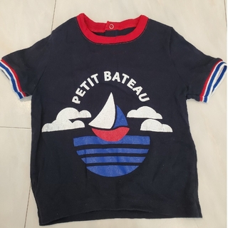 プチバトー(PETIT BATEAU)のプチバトー　Tシャツ　80　双子　1歳　おそろい(Ｔシャツ)