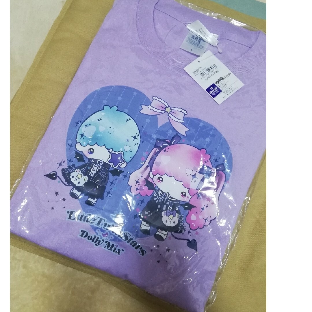 サンリオ(サンリオ)のLittle Twin Stars　ドーリーミックス　TシャツＬ レディースのトップス(Tシャツ(半袖/袖なし))の商品写真