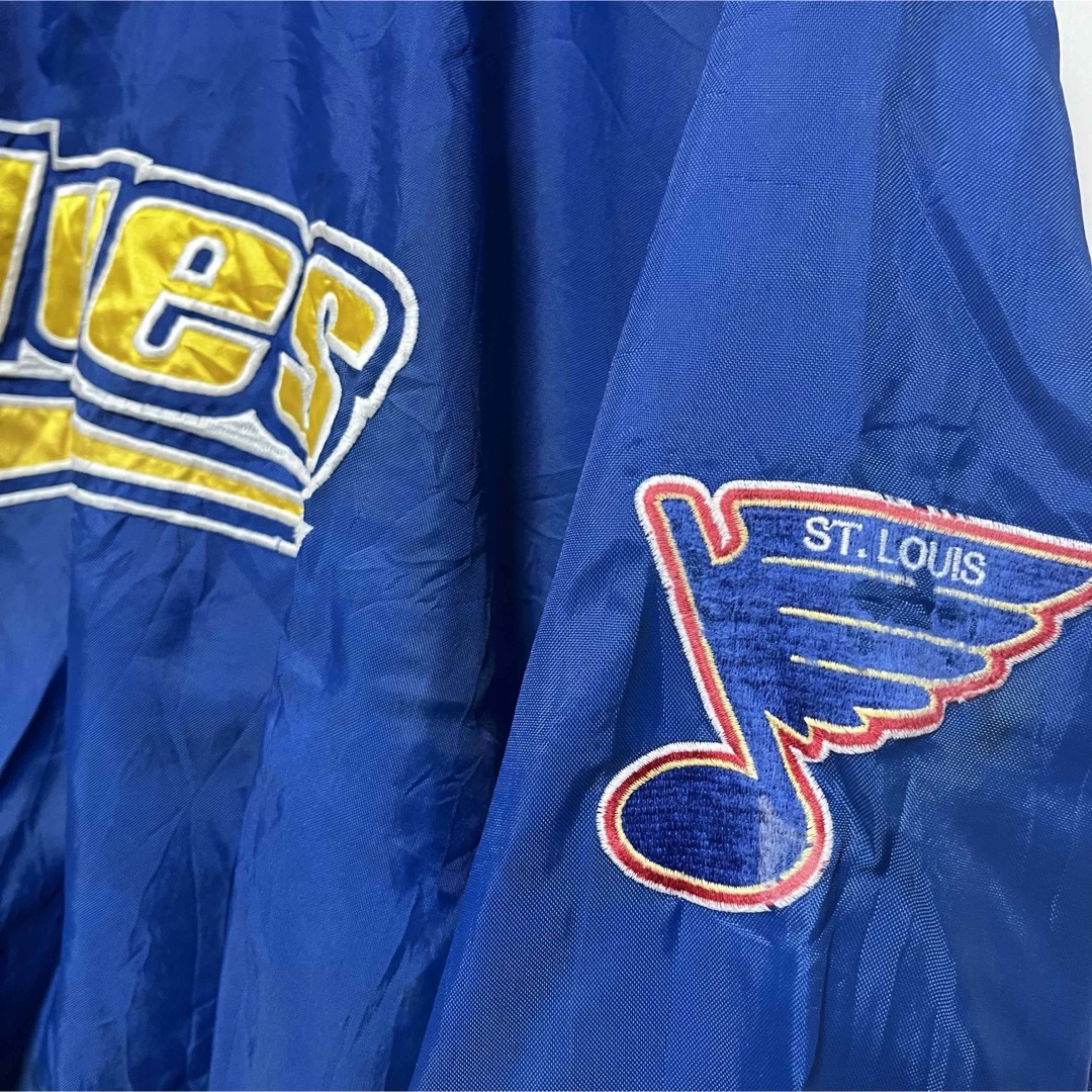 STARTER - 90s 古着 NHL ホッケー セイントブルース starter 刺繍の ...