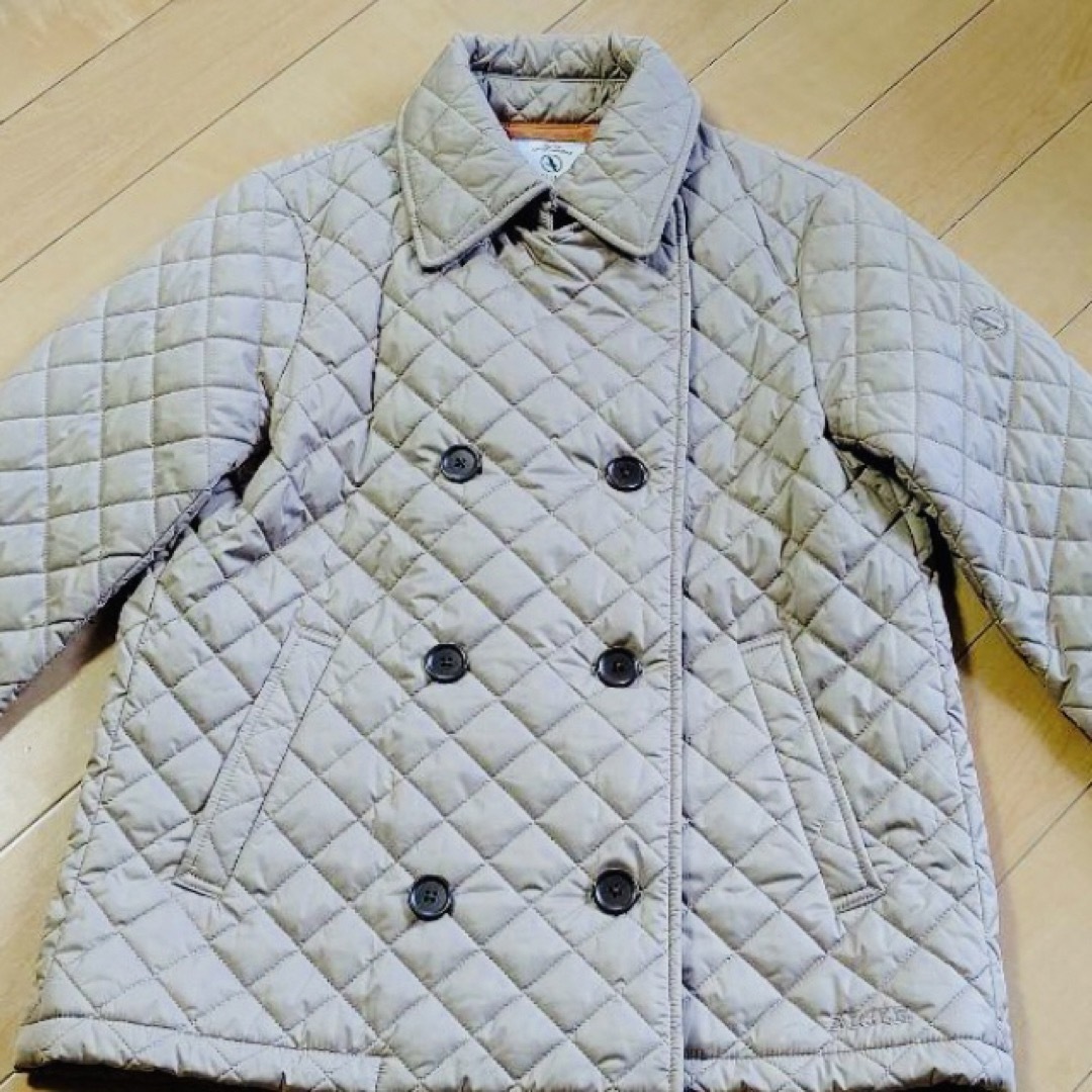 エーグル AIGLE キルティングコート Ｐコート M ベージュ