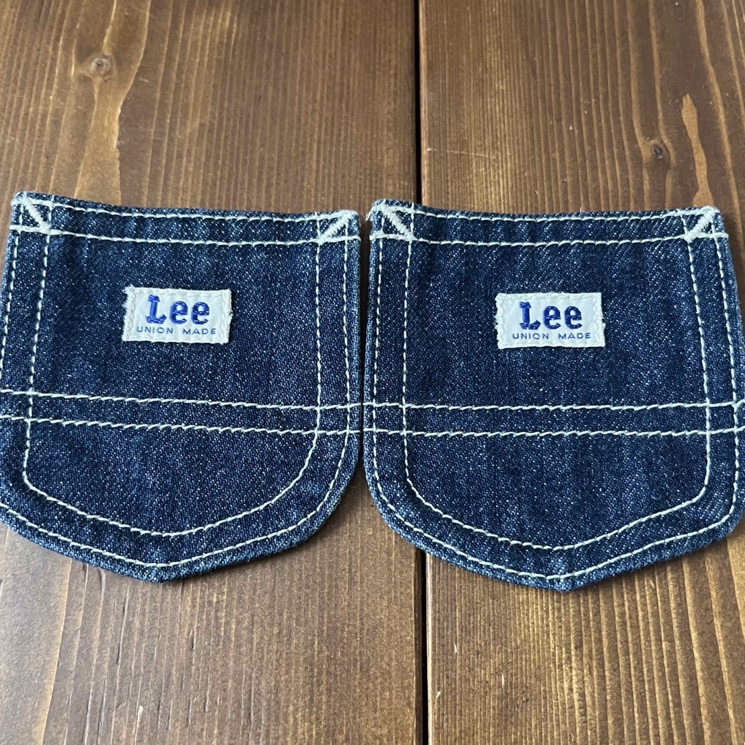 Lee(リー)のLee デニム　コースター　２枚 ハンドメイドの生活雑貨(キッチン小物)の商品写真