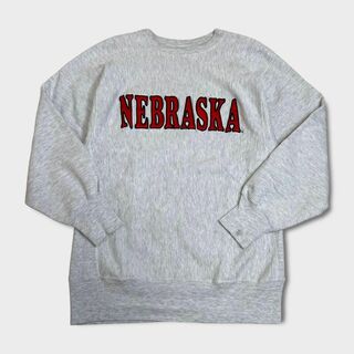 champion　リバースウィーブ　NEBRASKA　90s　オフホワイト元ネタ