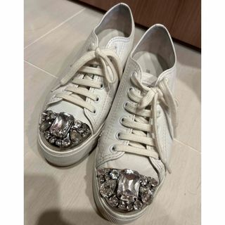 ミュウミュウ(miumiu)の値下げ【MIUMIU】ビジュースニーカー(スニーカー)