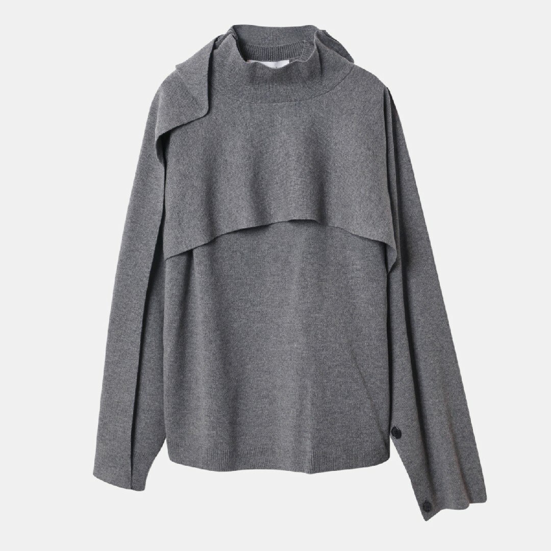 アイレネ　Asymmetry Sleeves Knit　ニット レディースのトップス(ニット/セーター)の商品写真