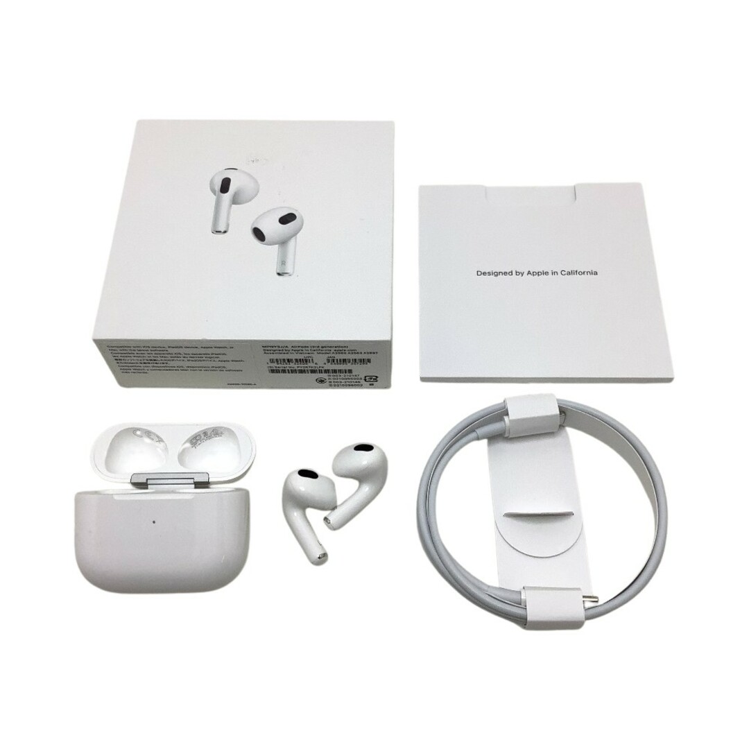 傷み有シリアル番号▲▲Apple アップル AirPods 第三世代 ワイヤレスイヤホン  MPNY3J/A