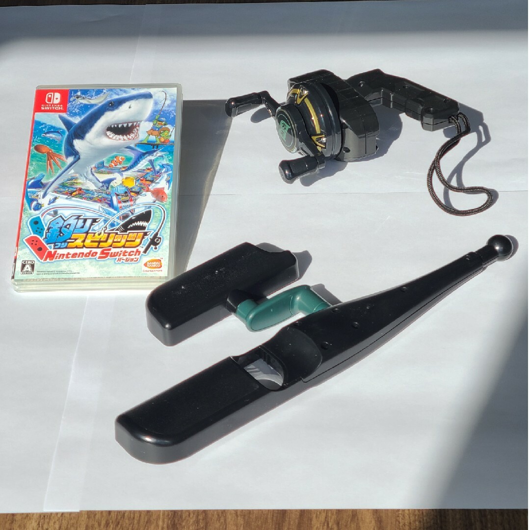 任天堂(ニンテンドウ)の釣りスピリッツ Nintendo Switchバージョン釣具も2つ付きのセット エンタメ/ホビーの雑誌(ゲーム)の商品写真