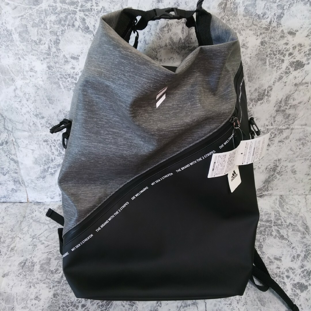 adidas(アディダス)のadidas アディダス リュック  通勤 通学 ゴルフ アウトドア ブラック レディースのバッグ(リュック/バックパック)の商品写真