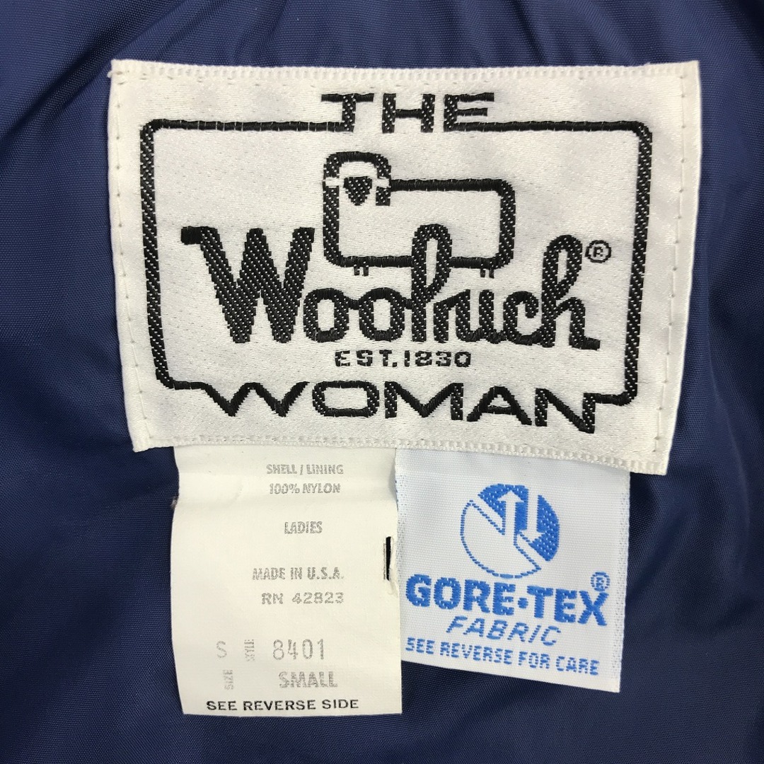70年代~ USA製 WOOLRICH ウールリッチ GORE-TEX ゴアテックス ナイロンジャケット ブルー (レディース S)   O6148