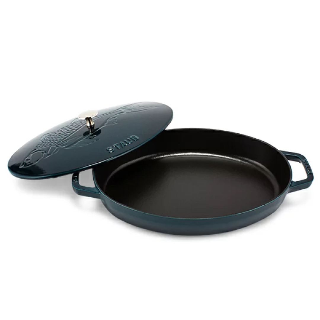 STAUB(ストウブ)のストウブ staub  オーバル 32cm フィッシュ　ラ・メール ディッシュ インテリア/住まい/日用品のキッチン/食器(鍋/フライパン)の商品写真