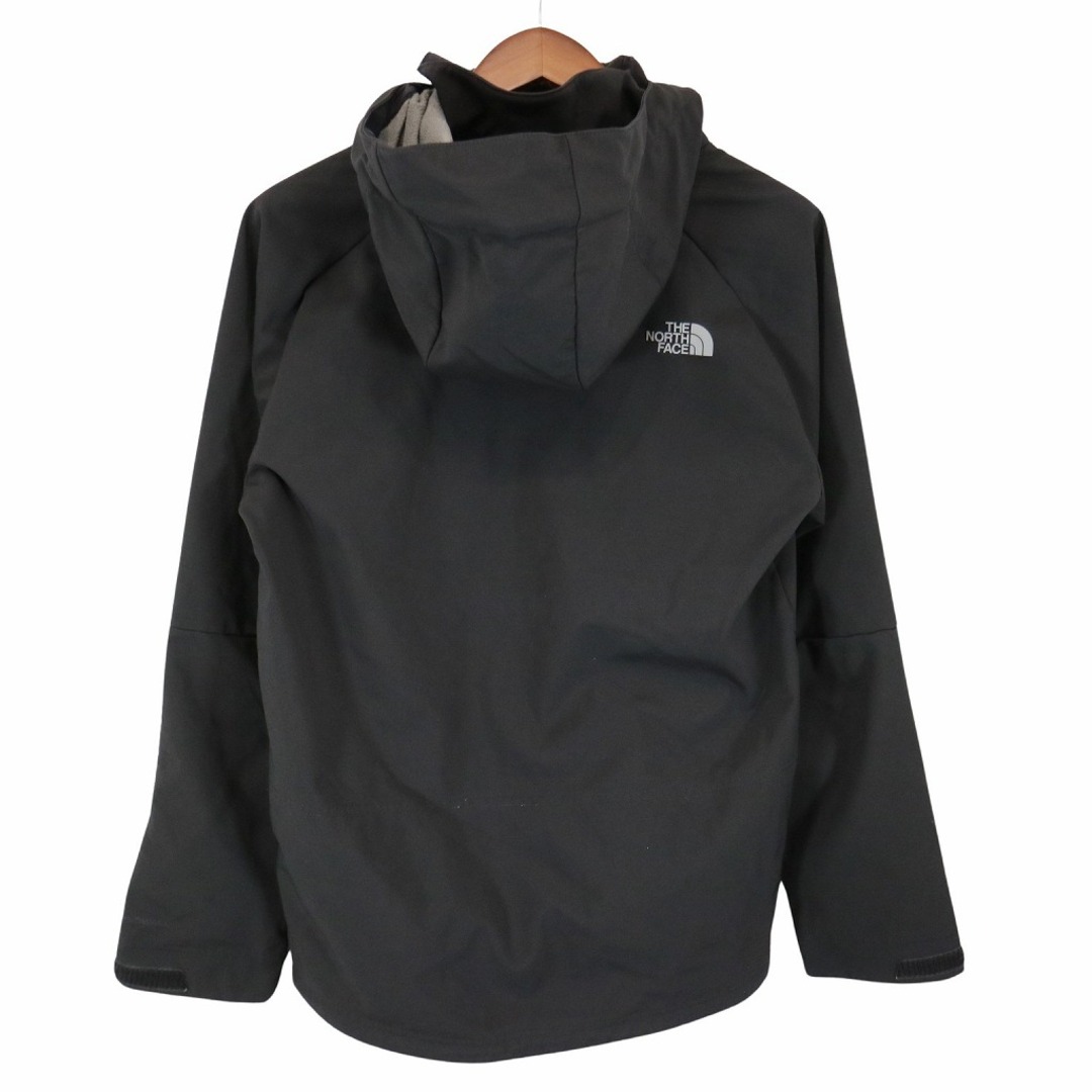 THE NORTH FACE(ザノースフェイス)のTHE NORTH FACE ノースフェイス マウンテンパーカー アウトドア ワンポイントロゴ ラグラン ブラック (メンズ S) 中古 古着 O6178 メンズのジャケット/アウター(マウンテンパーカー)の商品写真