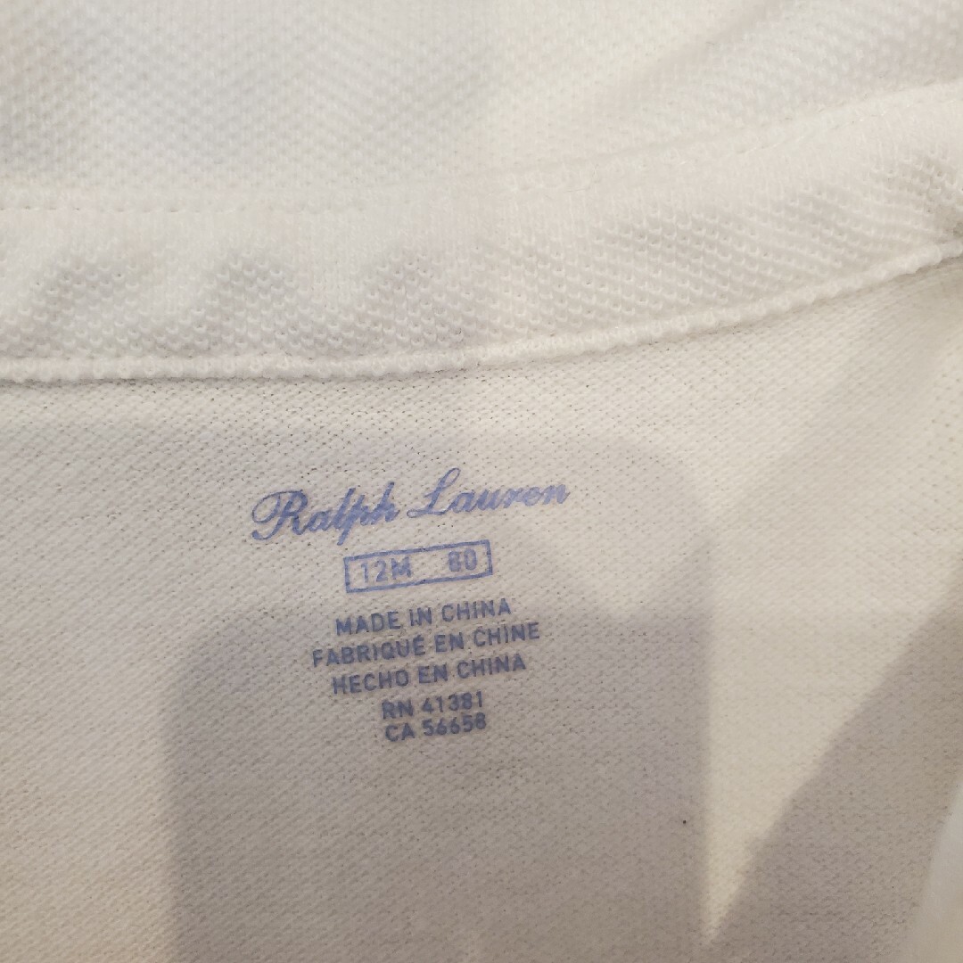 Ralph Lauren(ラルフローレン)のRalph Lauren　ラルフローレン　ベビー服　　ポロシャツ　80　双子 キッズ/ベビー/マタニティのベビー服(~85cm)(Ｔシャツ)の商品写真