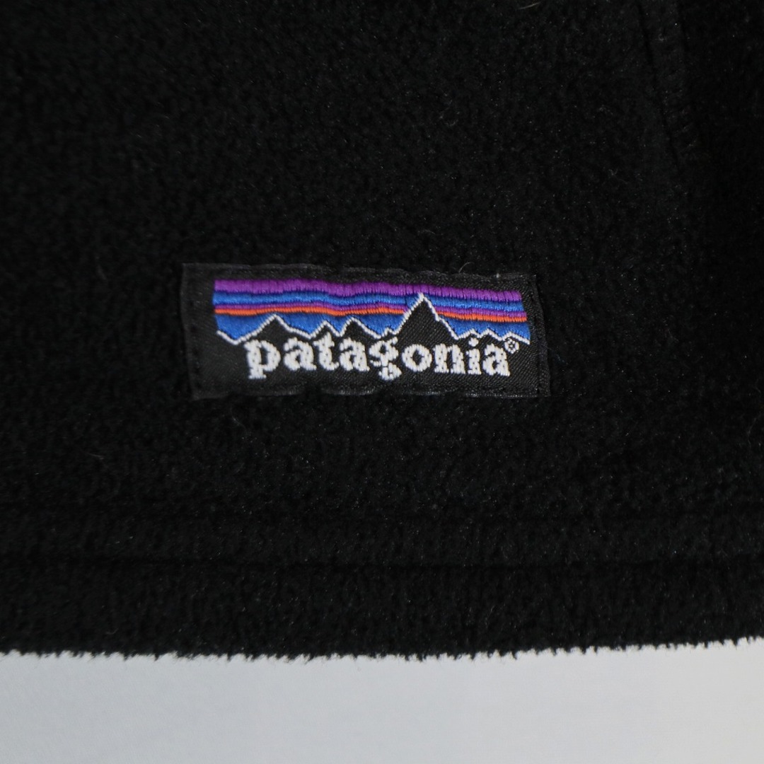 patagonia パタゴニア SYNCHILLA シンチラ ベスト フリースジャケット 防寒  刺繍 ブラック (レディース S)   O6201 4