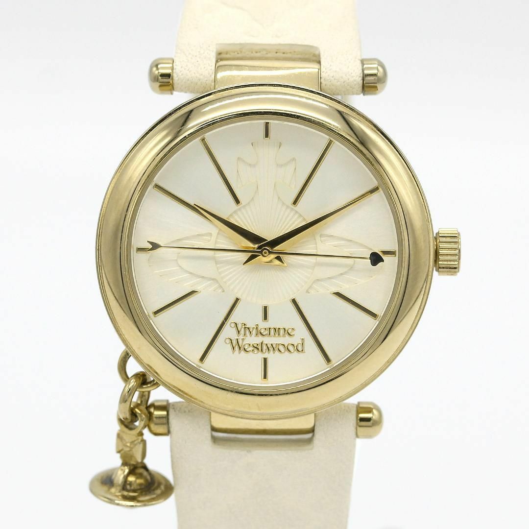 Vivienne Westwood(ヴィヴィアンウエストウッド)の美品 ヴィヴィアンウエストウッド VV006WHWH 腕時計 A03125 レディースのファッション小物(腕時計)の商品写真