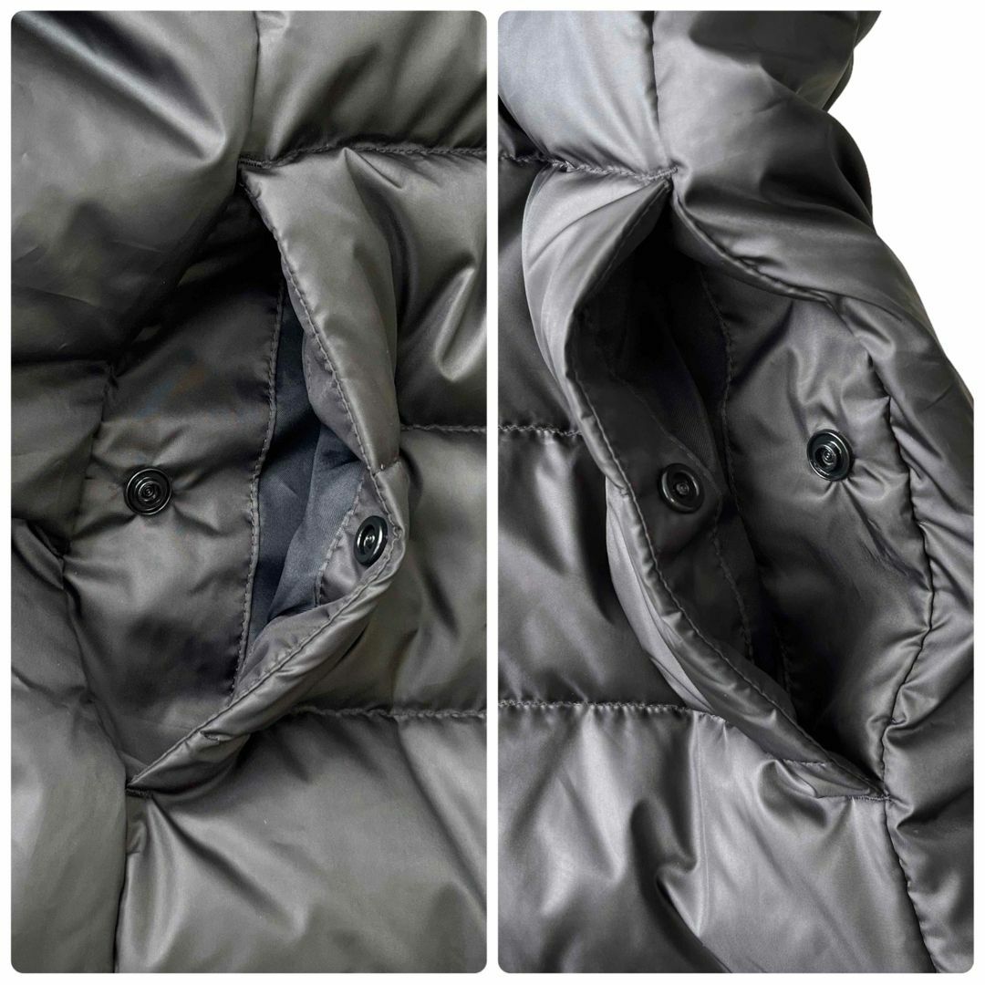 adidas(アディダス)の新品 アディダス Mサイズ 黒色 フードジャケット スリムフィット レディースのジャケット/アウター(ダウンジャケット)の商品写真
