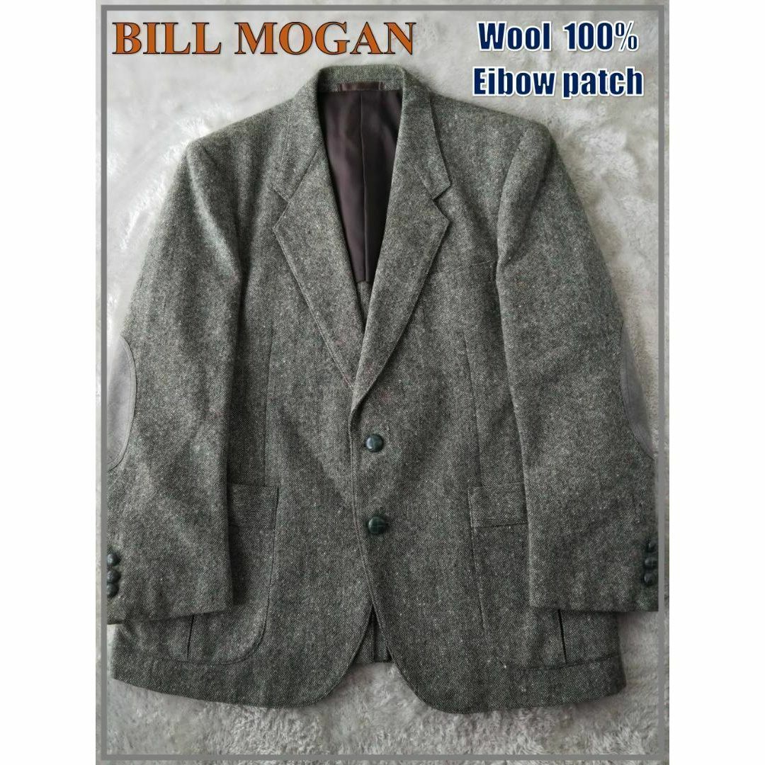 BILL MOGAN エルボーパッチ テーラードジャケ ウール100％　3442