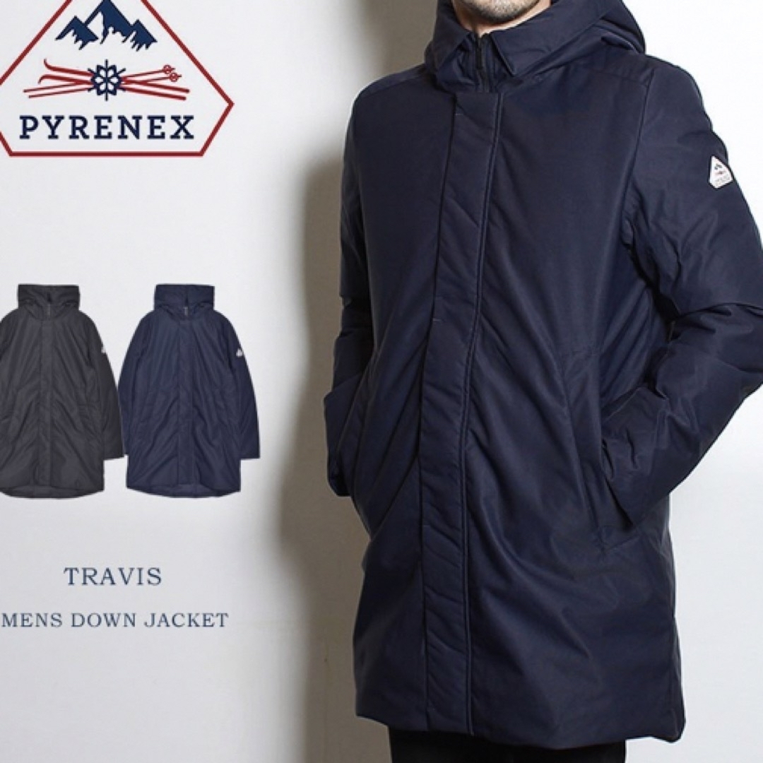 Pyrenex(ピレネックス)の最終価格美品　PYRENEX ダウンコート　TRAVIS ピレネックス　ダウンコ メンズのジャケット/アウター(ダウンジャケット)の商品写真