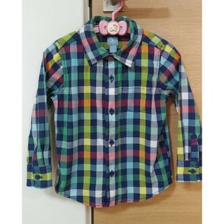 ベビーギャップ(babyGAP)の【中古】チェックシャツ　100　babyGAP(Tシャツ/カットソー)